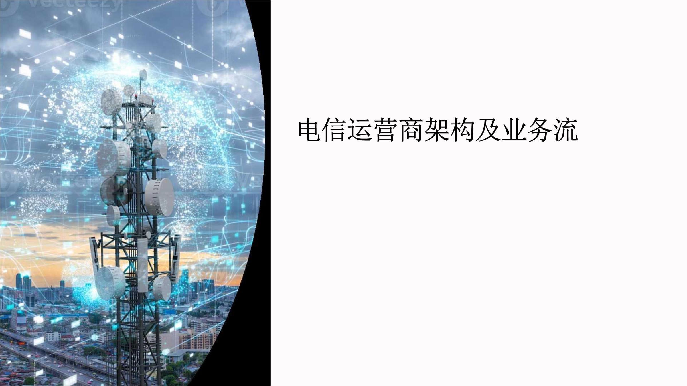 電信業(yè)務與傳統運營商的架構與流程
